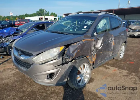 2012 Hyundai Tucson Limited from USA, damaged, VIN KM8JUCAC7CU424223